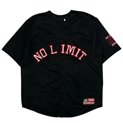 Vtg 90s No Limit Soldiers 1999 Black Rap Hip Hop Master P Baseball Jersey 2XL - Image 1 of 4
