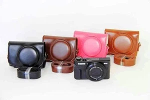 Funda de cuero para cámara bolsa para Canon powershot G7XIII G7X III G7X Mark3 - Imagen 1 de 7