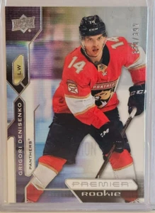 Grigori Denisenko 2021-22 Upper Deck Premier Rookie Base 330/399 Panthers - Picture 1 of 2