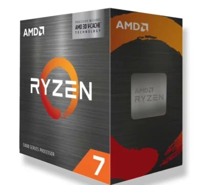 New AMD Ryzen 7 5800X3D 8-core, 16-Thread Desktop Processor CPU in Box sealed - Image 1 of 4