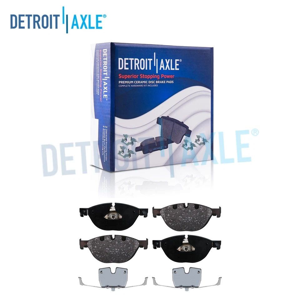 Front Ceramic Brake Pads for BMW 528i 535i 550i xDrive 650i 740i Activehybrid 7 - Image 1 of 4