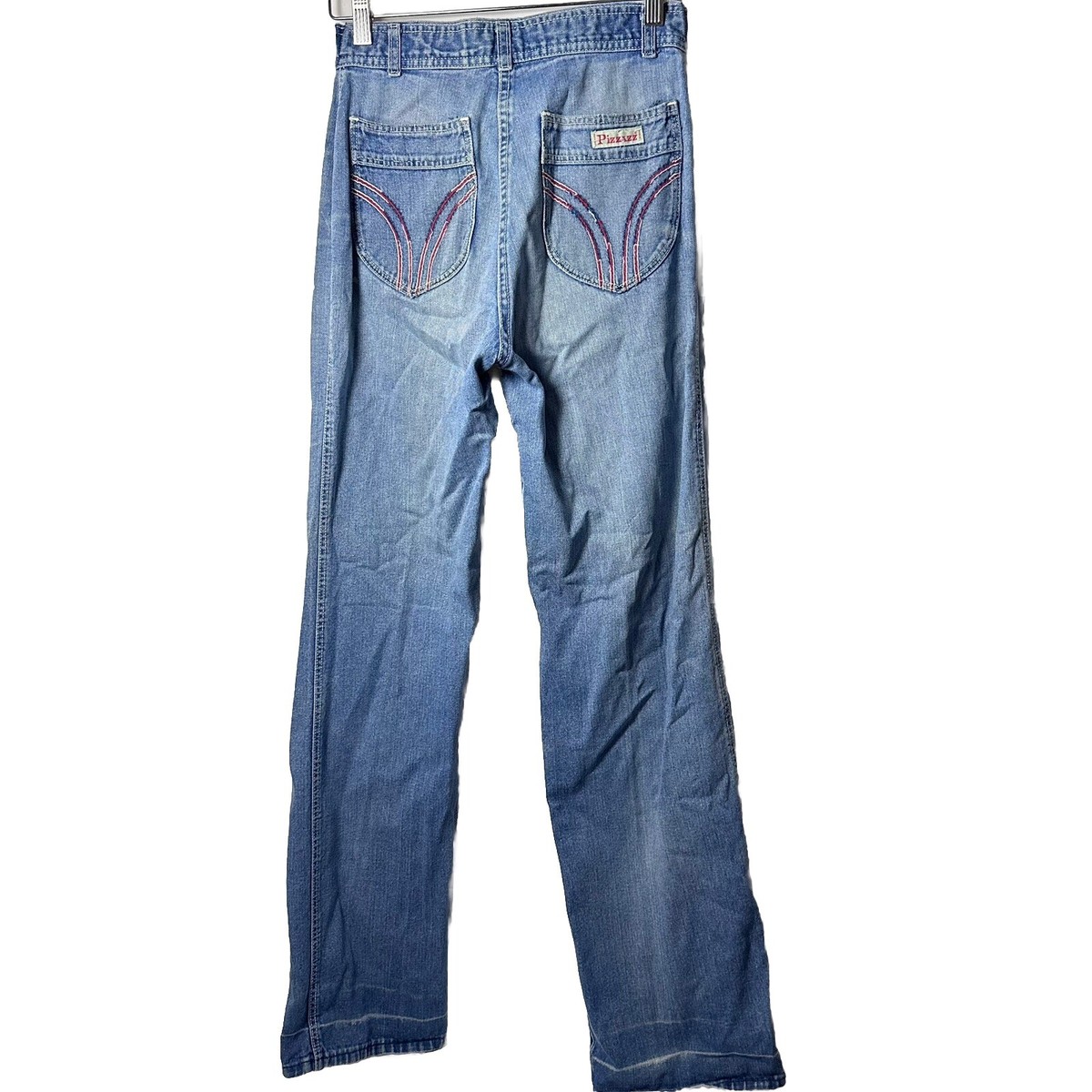 【THE MOZZ】Retro Denim Pants Men's Vintage Washed Straight Leg Jeans Classic Retro Slim