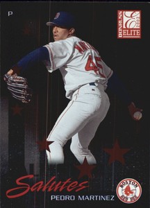 2002 Donruss Elite All-Star Salutes Baseball Card #14 Pedro Martinez/1999