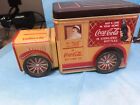 Coca Cola Tin Delivery Truck In Two Parts 2 Separate Tins                 Rp