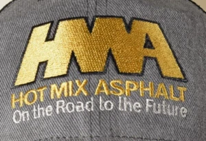 Cappello berretto asfalto HMA Hot Mix Snapback Usa baseball camionista maglia regolabile - Foto 1 di 7