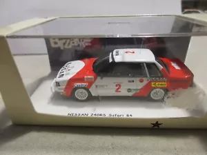 BIZARRE 1/43 NISSAN 240RS SAFARI RALLY 1984 #2 METHA-COMBES BZ221 - Foto 1 di 6