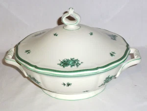 Rosenthal Chippendale Green Bloom Covered Vegetable Bowl (6 1/2" Tall) - Picture 1 of 7