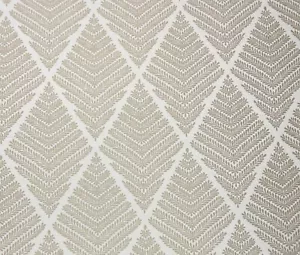 BALLARD DESIGNS EMMELINE OYSTER BEIGE CRYPTON PERFORMANCE FABRIC BY YARD 55"W - Picture 1 of 6