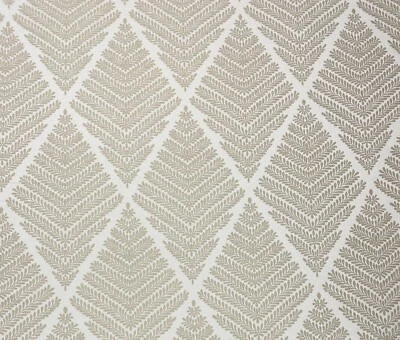 BALLARD DESIGNS EMMELINE OYSTER BEIGE CRYPTON PERFORMANCE FABRIC BY YARD 55"W - Image 1 of 4