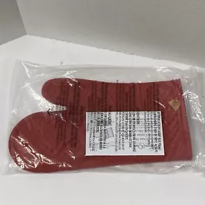 Nuevo guante de horno rojo de silicona Pampered Chef forrado con textura - Imagen 1 de 6