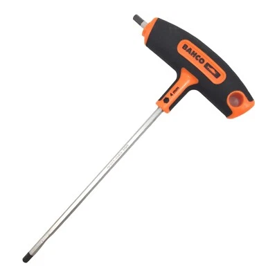 Bahco 4 mm T Handle Hex Screwdriver Wrench 900T-050-150 7” Snap On Comfort Grip - Image 1 of 4