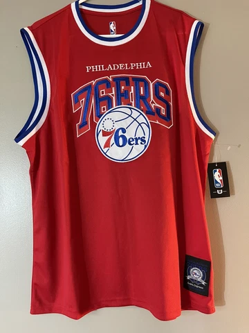 Philadelphia 76ers Mens Tank Top Ultra Brand  jersey  NFL Sz XL Red  New Sixers Cover