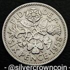 Great Britain UK 6 Pence 1958. KM#903. Sixpence Lucky Wedding coin. 6d.