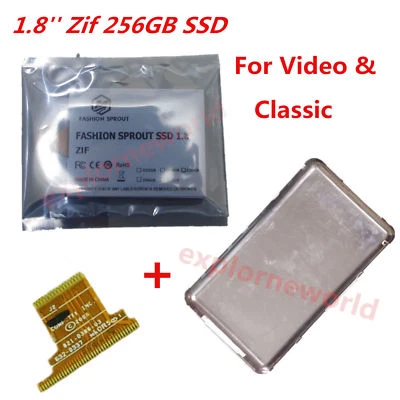 SSD 256gb Upgrade MK1634GAL for Apple iPod Classic 7th 160gb Hard Disk Drive HDD - Image 1 of 4
