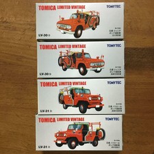 Tomica Limited Vintage Fire Engine fire truck  4 Types set lot Tracking From JP