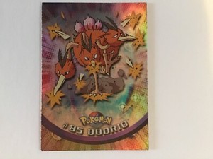 2000 TOPPS Chrome Pokemon Dodrio #85 TV Animation - Series 2 Holo Foil  