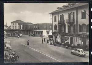 Cartolina Ponte Chiasso Bar Ristorante La Pesa ANIMATA AUTO MOTO CB836 - Picture 1 of 1