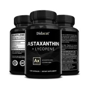 Astaxanthin + Lycopin-Haut, Herz-Kreislauf-Gesundheit, Vision und Gelenke, Immungesundheit - Bild 1 von 10