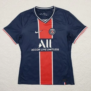 Nike Paris Saint-Germain Soccer Jersey Womens Size M 2020/21 PSG Home CD4407-411 - Picture 1 of 16
