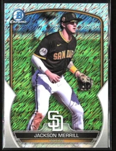 Bowman Chrome 2023 - Prospects Shimmer Refractor #BCP-244 Jackson Merrill (RC) - Imagen 1 de 2
