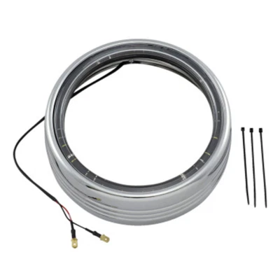 KURYAKYN-7785- LED Halo Headlight and Passing Light Trim Rings - Image 1 of 4