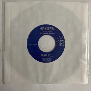 MONNA BELL  - ENAMORADA - MEXICAN 7" SINGLE PLAIN SLEEVE, LATIN ROCK - Picture 1 of 4