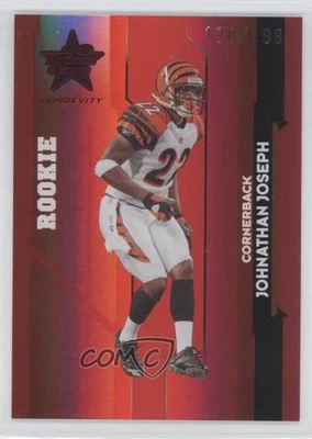 Leaf Rookies & Stars Longevity Rookie Ruby 2006/199 Johnathan Joseph #243 radiocontrol Foto 1 de 2