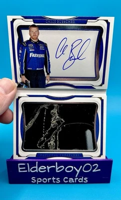 Chris Buescher /25 Auto Sheet Metal Booklet 2022 National Treasures Racing - Image 1 of 4