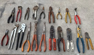 PLIERS 20-PIECE DIFFERENT TYPES MIXED PLIERS - Image 1 of 4