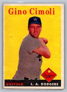 1958 Topps Gino Cimoli #286 - Picture 1 of 2
