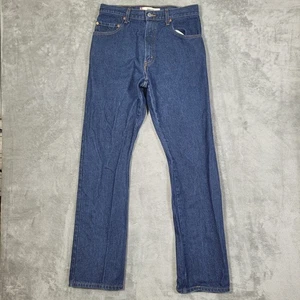 Jeans Levis 517 taglio stivaletto uomo 33x34 (adatto 32x34) lavaggio scuro denim cotone - Foto 1 di 11