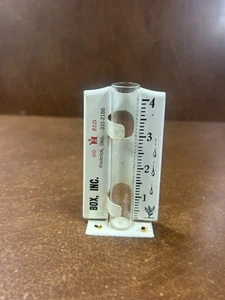 Advertising Rain Gauge: GO IH RED International Symbol Box Inc Frederick OKLA - Picture 1 of 11