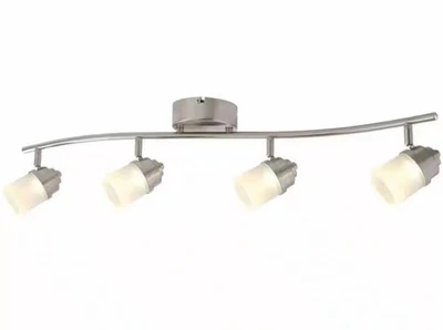 NUEVO 3 ft. Kit de iluminación de pista LED integrado de níquel cepillado montado en el techo Foto 1 de 3