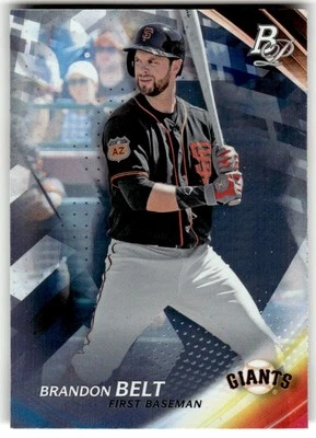 2017 Bowman Platinum #30 Brandon Belt San Francisco Giants Baseball - Image 1 of 2