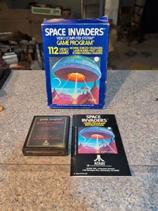 Atari 2600 Space Invaders CIB Complete In Box Tested Combine Ship - Picture 1 of 11