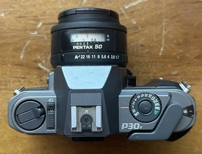 Pentax P30T AF 35mm SLR Film Camera w/ SMC Pentax-FA 50mm Lens - Image 1 of 4