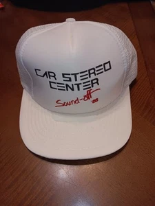 Vintage 1988 Car Stereo Center Sound Off '88 Hat Cap Trucker Snapback Taiwan - Picture 1 of 5