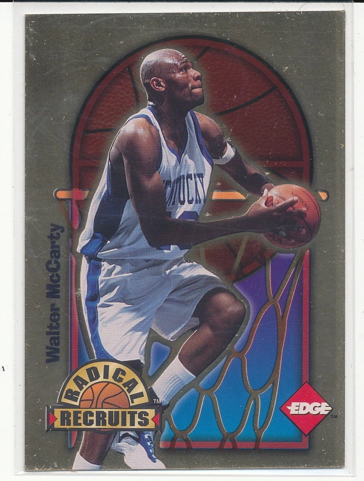 1996 Edge Rookie Rage Walter Mccarty Radical Recruits Gold RC /1000 - Image 1 of 1