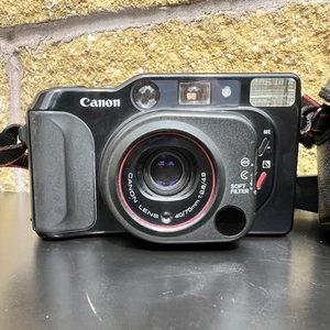 Canon Sure Shot Tele Autoboy Filmkamera 35mm Point & Shoot vollständig getestet - Bild 1 von 16