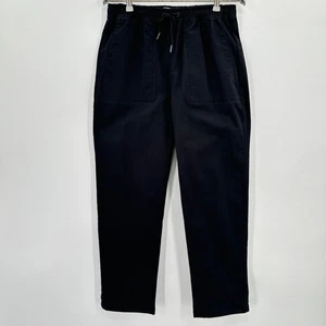 Pantalone jogger stoico cotone spazzolato twill nero taglia S small donna coulisse - Foto 1 di 10