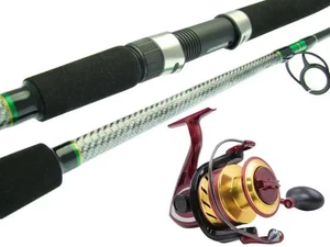 SAMBO TT Sports II S 5'6 24kg Jigging Spinning Fishing Rod and Reel Combo Tuna - Picture 1 of 12