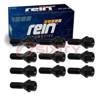 Parafusos de roda dianteira 10 peças Rein para 1985-1992 BMW 735i 3.5L L6 pneu qr - Imagem 1 de 4