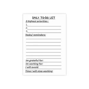 Daily To-Do List Notepad, Motivational Sticky Notes for Home/Office, - Picture 1 of 4