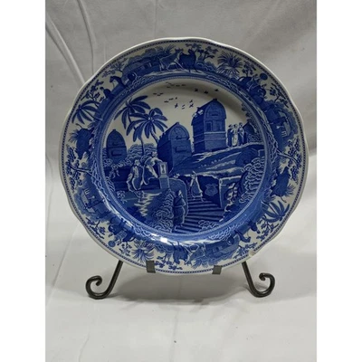 Plato Spode Blue Room Collection Tradiciones Serie Caramanian Introducido c 1809 Foto 1 de 4