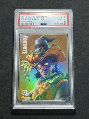 2019 Panini Fortnite #133 Patch Patroller  Holofoil Psa 10 USA - Image 1 of 4