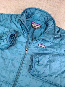 Patagonia Nano Puff Jacket (XL) Teal Youth Quilted Puffer Insulated Coat - Picture 1 of 7
