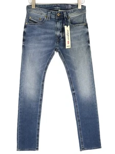 DIESEL Thavar-Ne 084CZ Men's Jeans W26 Jogg Sweat Slim Fit Washed Zip Blue * - Picture 1 of 14