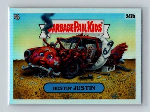 2023 Garbage Pail Kids Chrome Series 6 - REFRACTOR - RUSTIN' JUSTIN - 247b - Picture 1 of 2