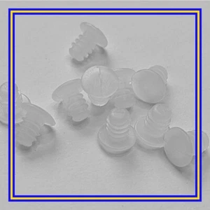 115339 X 10 IKEA Small Plastic Bungs/ Plugs/ Fillers, in White - Picture 1 of 4