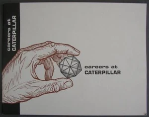 Original Vintage 1964 Careers At Caterpillar Recruiting Brochure 24 Pages - Picture 1 of 6
